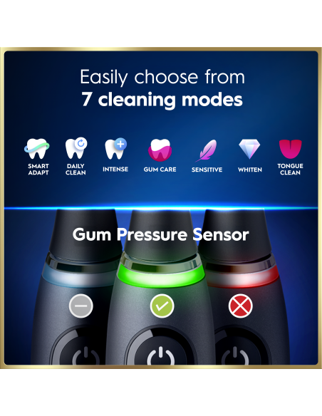 iOM9.1B2.2AD Oral-B iO9 Elektriskā Zobu Birste Black Onyx