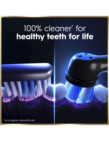 iOM9.1B2.2AD Oral-B iO9 Elektriskā Zobu Birste Black Onyx