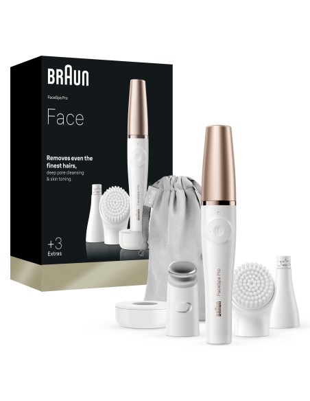 911 FaceSpa Pro näohoolduse komplekt / näoepilaator-puhastushari-toniseerija