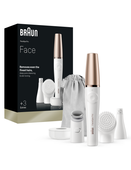 911 FaceSpa Pro näohoolduse komplekt / näoepilaator-puhastushari-toniseerija